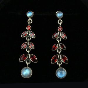 Gemstone Sterling Silver Earrings
